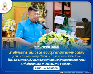 นายไพรินทร์ ลิ่มเจริญ รองผู้ว่าราชการจังหวัดเลย ... พารามิเตอร์รูปภาพ 1