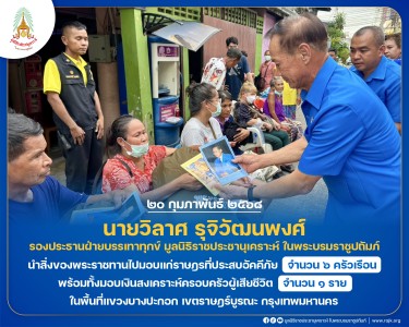 นายวิลาศ รุจิวัฒนพงศ์ รองประธานฝ่ายบรรเทาทุกข์ ... พารามิเตอร์รูปภาพ 1