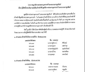 ประกาศรายชื่อผู้มีสิทธิ์สอบสัมภาษณ์ในวันที่ 26 - 28 สิงหาคม ... Image 2