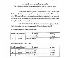 ประกาศรายชื่อผู้ผ่านการคัดเลือกเป็นเจ้าหน้าที่ ... Image 1