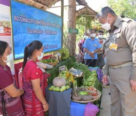 นายพลากร สุวรรณรัฐ องคมนตรี มอบถุงพระราชทานให้แก่ราษฎร ... Image 11